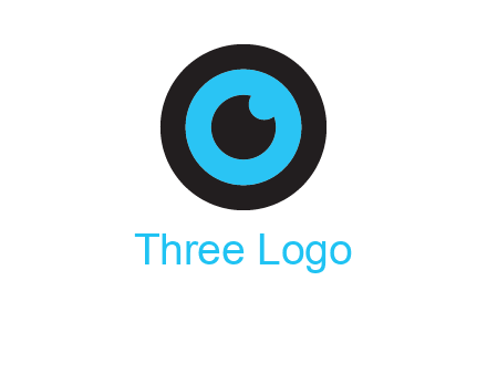 a round cartoon eye forming the letter O