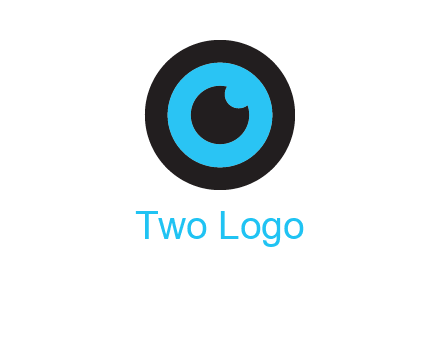 a round cartoon eye forming the letter O