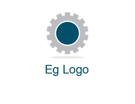 gear forming the letter O