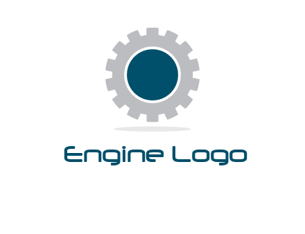gear forming the letter O