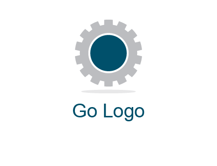 gear forming the letter O