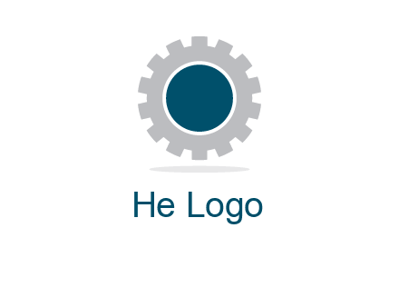 gear forming the letter O