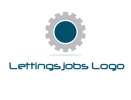 gear forming the letter O