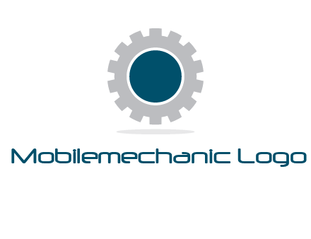 gear forming the letter O