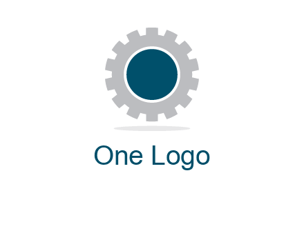 gear forming the letter O