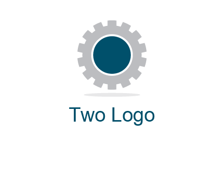 gear forming the letter O