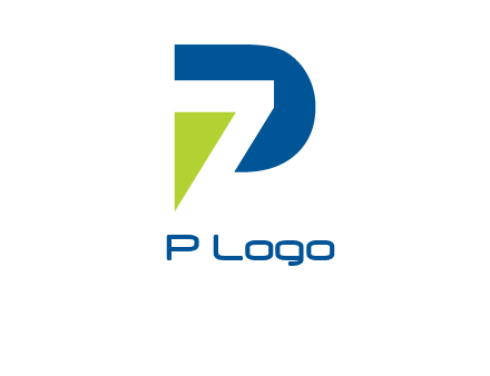 abstract letter P