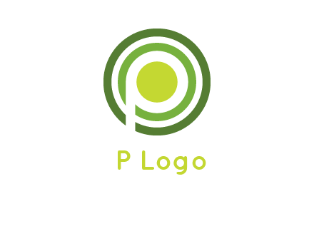 letter P inside circle with mandela effect