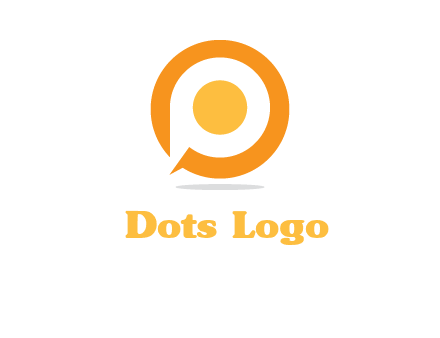 letter P inside O