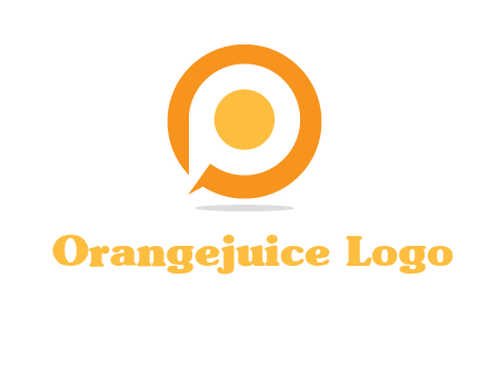 letter P inside O