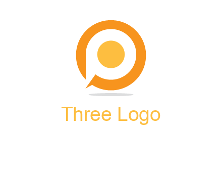 letter P inside O