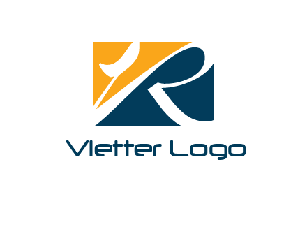 cursive letters R and V entwined