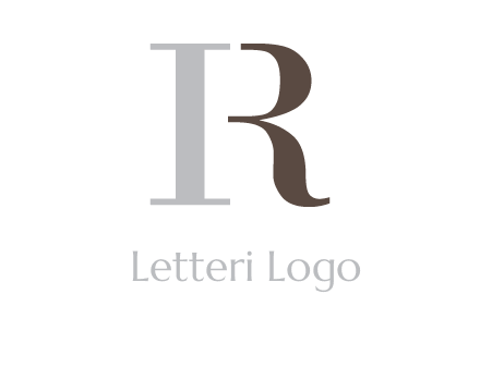 letters I and R joined togther