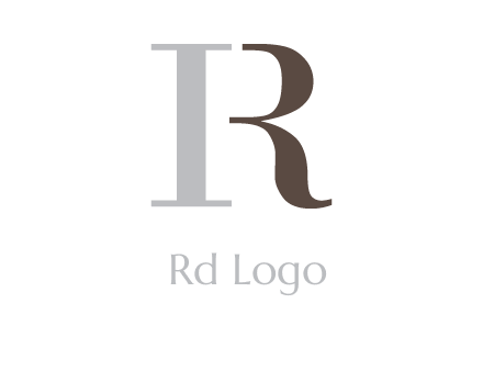 letters I and R joined togther