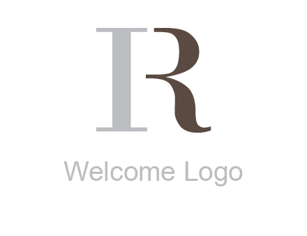 letters I and R joined togther