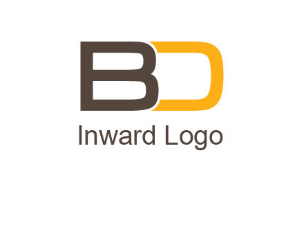 letter B joined with D