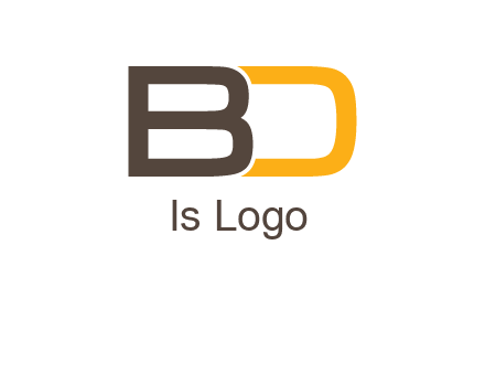 letter B joined with D