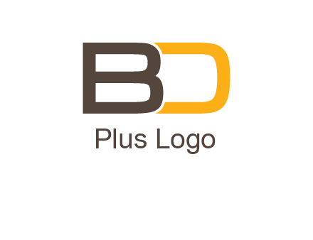 letter B joined with D