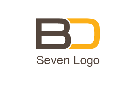 letter B joined with D