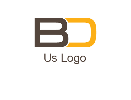 letter B joined with D