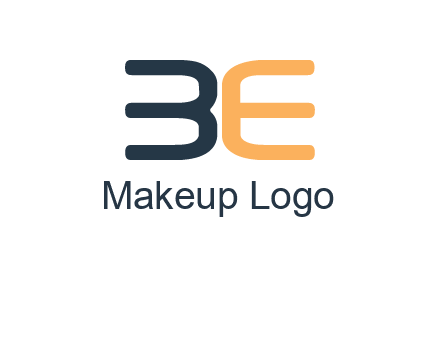 letters B and E logo