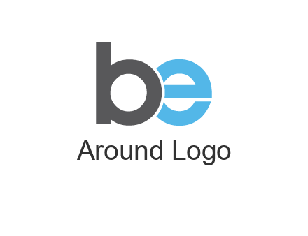 lowercase B and E logo