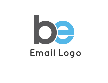 lowercase B and E logo