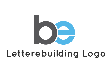 lowercase B and E logo