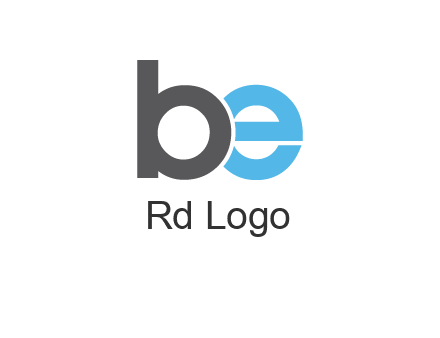 lowercase B and E logo