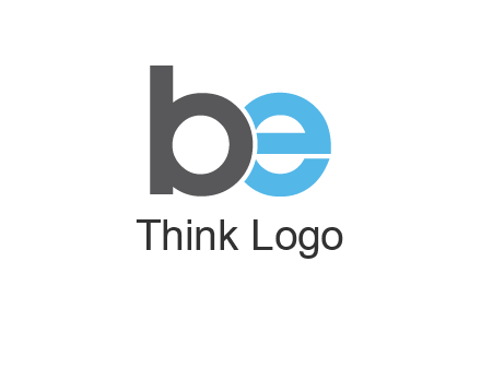 lowercase B and E logo