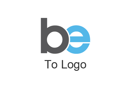 lowercase B and E logo