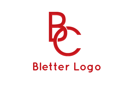 letter B tangled with letter C