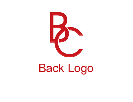 letter B tangled with letter C