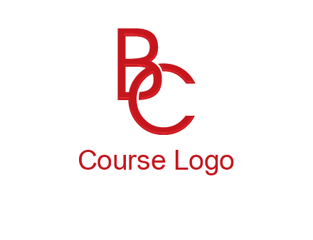letter B tangled with letter C