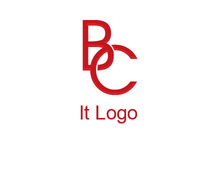 letter B tangled with letter C