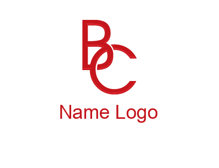 letter B tangled with letter C