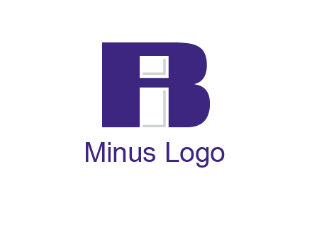 lowercase I inside uppercase B forming an uppercase A