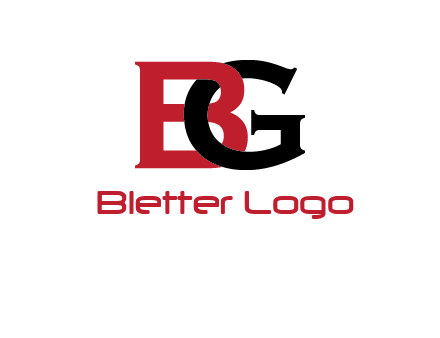letter B joined with G