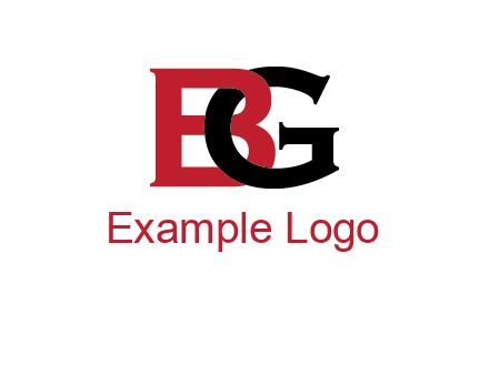letter B joined with G