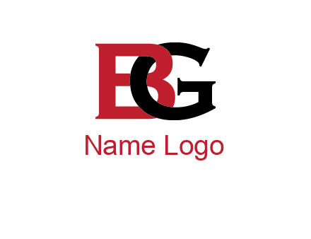 letter B joined with G