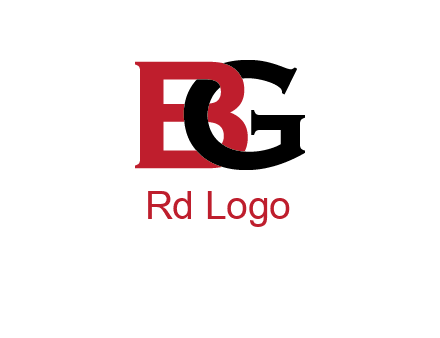 letter B joined with G