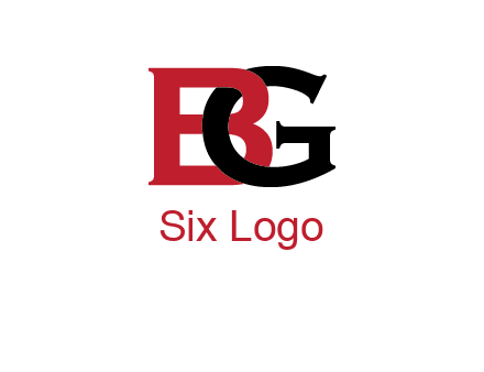 letter B joined with G