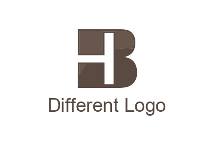 letter H inside B