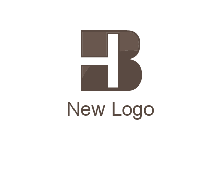letter H inside B