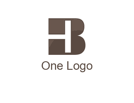 letter H inside B