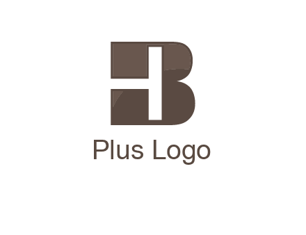 letter H inside B