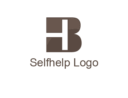 letter H inside B