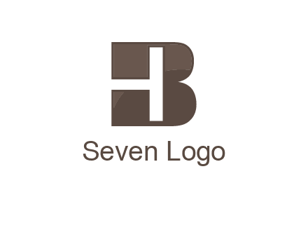 letter H inside B