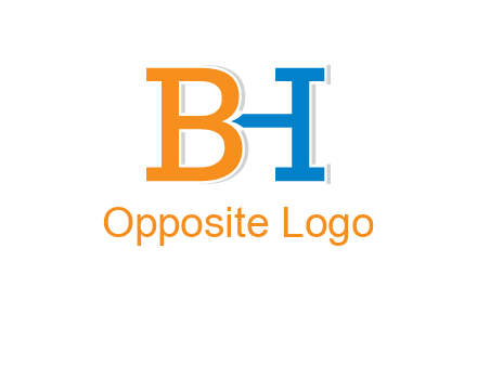 letters B and H