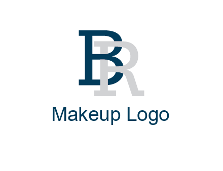 uppercase B and R